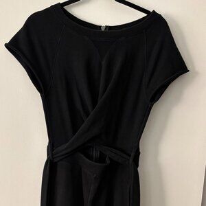 Rachel Roy Womens Flare Leg, Tie- Back, Twisted Cutout, Zippered Jumpsuit